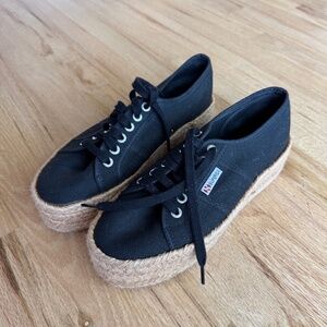 Superga Wedge Espadrille size 39.5